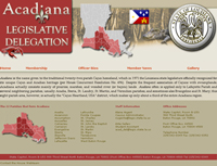 Acadiana Legislative Delegation's Website